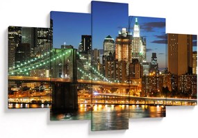Tablou - Pod cu New York (150x105 cm)