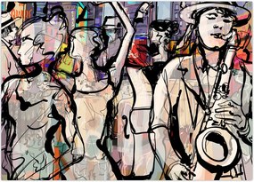 Tablou - Seara de jazz (70x50 cm)