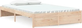vidaXL Cadru de pat fără saltea, 120x200 cm, lemn masiv