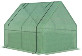Outsunny sera de gradina 2 in 1, pentru plante, legume, fructe, gradinarit cu acoperis 127x95x92cm | AOSOM RO