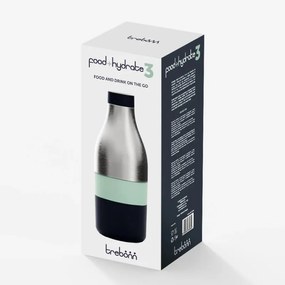 Sticla termica cu cutii integrate pentru alimente Trebonn Food&Hydrate 3 1622109, 170/320/450ml, Otel inoxidabil, Inox/Multicolor