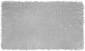 vidaXL Covor din Lână Faux Tafalla Gri 100 x 200 cm Poliester