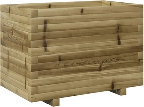 vidaXL Jardinieră de grădină, 70x40x49,5 cm, lemn de pin impregnat