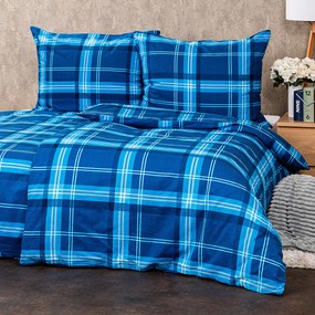 Lenjerie de pat din flanelă 4Home Blue paid