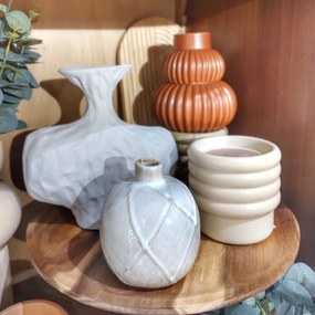 Platou rotund Robust din lemn de acacia 27 cm