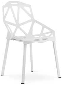 Scaun din plastic alb ESSEN