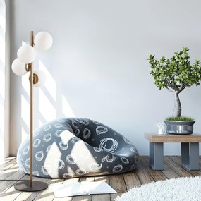 Lampadar Luxer, Aur, 32 x 32 cm
