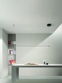 Ondaluce - Lustru suspendat LED dimabil cu cablu GENIUS, 28W/230V, negru