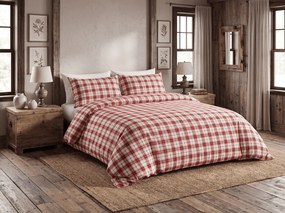 Lenjerie de pat din microfibra TARTAN HEART colorate Dimensiune lenjerie de pat: 2 buc 70 x 90 cm | 200 x 220 cm
