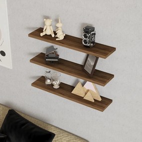 Etajere Boss Walnut, 3 bucăți