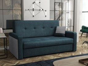 Canapea extensibilă Clovea Mel III (albastru + Gri deschis) (cu sp. depozitare). Promo -17%. 1105499