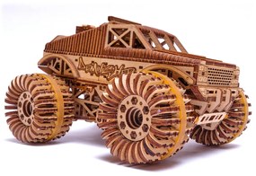 Puzzle 3D mecanic din lemn Monster Truck