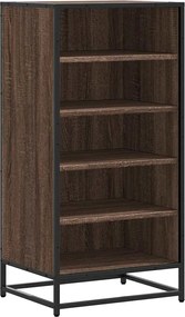 vidaXL Suport pantofi Stejar maro 48x38x97,5 cm Lemn prelucrat