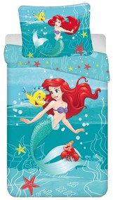 Lenjerie de pat pentru copii din bumbac pentru pat de o persoană 140x200 cm Ariel Friends – Jerry Fabrics