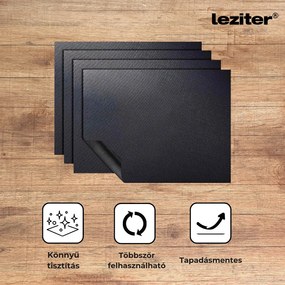 Tavă de copt cu grătar din teflon, 4 bucăți