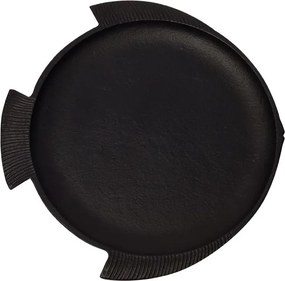 Tava servire, neagra, din aluminiu, D28cm, Fish