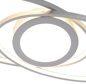 Plafoniera de design din oțel, incluzând LED în 3 trepte, reglabil - Axy