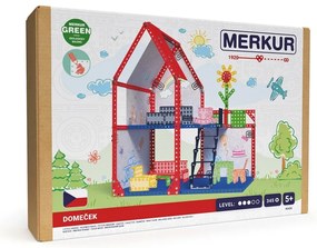 Merkur 48001 - Casă pentru păpuși, 34 x 39 x 25cm, 354 piese