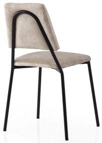 Set 2 buc. scaune bucătărie Limeta (ecru Negru). 1127577