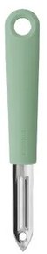 Peeler Brabantia Tasty+ Jade Green, cu mini razatoarea pentru coji de citrice 1001194