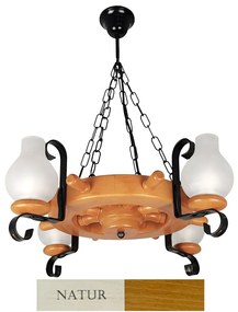 Lustra in stil marinaresc fabricata manual din lemn Timona WOOD-TI-SP4