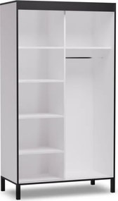 Dulap cu usi glisante si oglinda 120x221 cm, Bell-M, ADRK Furniture (Culoare: Artisan)