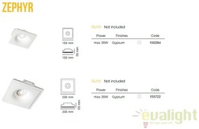 Spot incastrabil ZEPHYR FI1 SMALL 150284