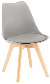 Milo 4+1 set de sufragerie negru-gri