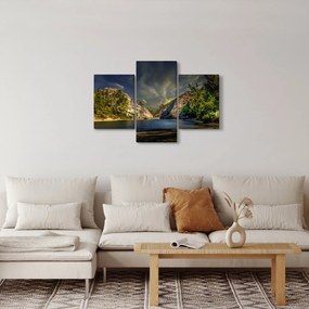 Tablou peisajului cu lac (90x60 cm)