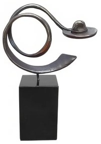 Statueta bronz "Felicitari, Jos palaria"