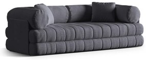 Canapea extensibila 3 locuri Kemi boucle L206 cm