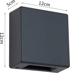 Brilagi - Aplică de perete LED pentru exterior DOUBLERAY LED/6W/230V antracit IP54