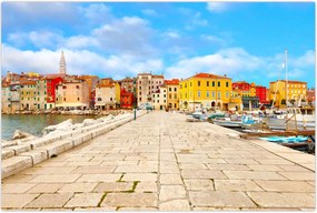Tablou - Orașul Istrian vechi Poreč, Croația (90x60 cm)