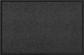 vidaXL Covoraș de intrare Antracit 60 x 40 x 1.2 cm Țesătură Teddy