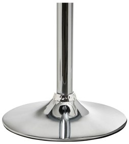 Set de scaune de bar negru cu înălțime ajustabilă 2 buc. tapițat (înălțime șezut 73 cm) – Casa Selección