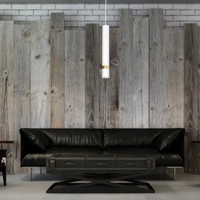 Lustră suspendată pe cablu JOKER, 1xGU10/25W/230V, alb/auriu