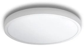 Plafoniera LED design slim MALTA R 30 4000K alba