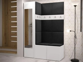 Mobilier hol Tovenaz X (Gri închis) (cu oglindă). 1104771