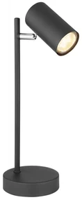 Veioza minimalista cu spot directionabil ROBBY neagra