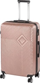 TraveLux Pro V set valiză rulantă aur roz