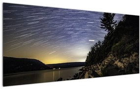 Tablou - cerul cu apus de soare (120x50 cm)