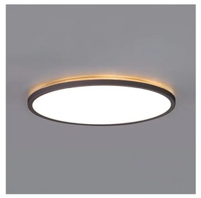 Plafonieră LED cu senzor pentru baie NIVERA LED/18W/230V IP54 d. 30 cm negru + telecomandă