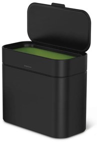 Coș pentru deșeuri compostabile negru mat 4 l – simplehuman