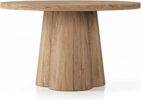 Masă lemn masiv Dining Cloud 130 (+50) x 77 cm