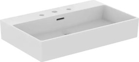 Lavoar suspendat Ideal Standard Atelier Extra cu 3 orificii baterie si preaplin alb lucios 70 cm
