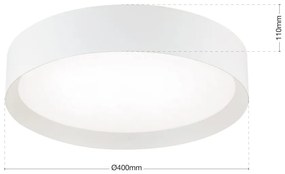 Plafoniera LED iluminat ambiental VARIO D-40cm