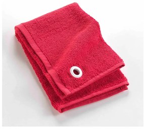 Prosop roșu din bumbac din frotir 50x50 cm Cuistot – douceur d'intérieur