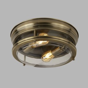 Plafoniera pentru baie IP44 35cm Glasgow alama antic 5182AB SRT