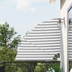 vidaXL Ecran de intimitate pentru balcon Antracit și alb 160 x 160 cm
