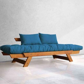Canapea Extensibila din Lemn  Adalar Albastru,180x85x75
